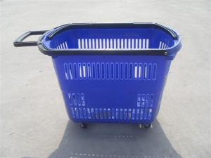 拉杆（gǎn）式購物籃